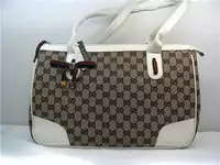 woman gucci discount sac 2013 bon sac zk1799 abricot blanc 36cmx24cmx12cm